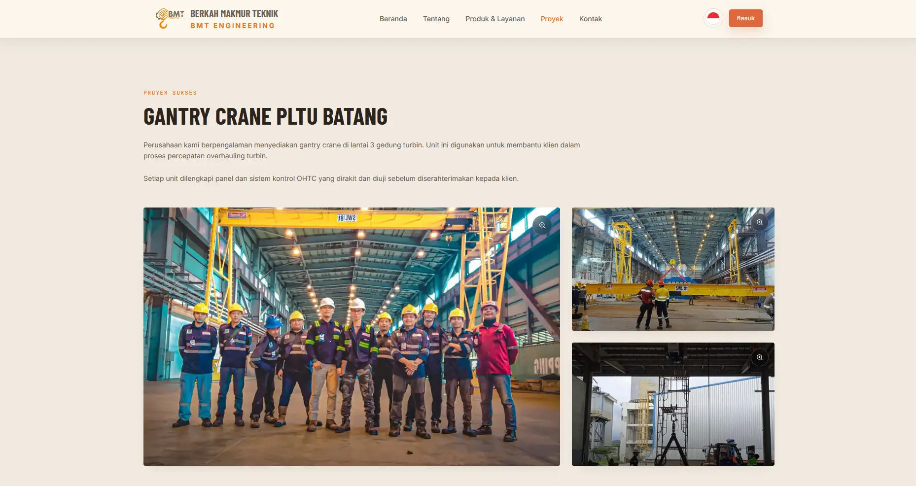 Tampilan BMT Engineering