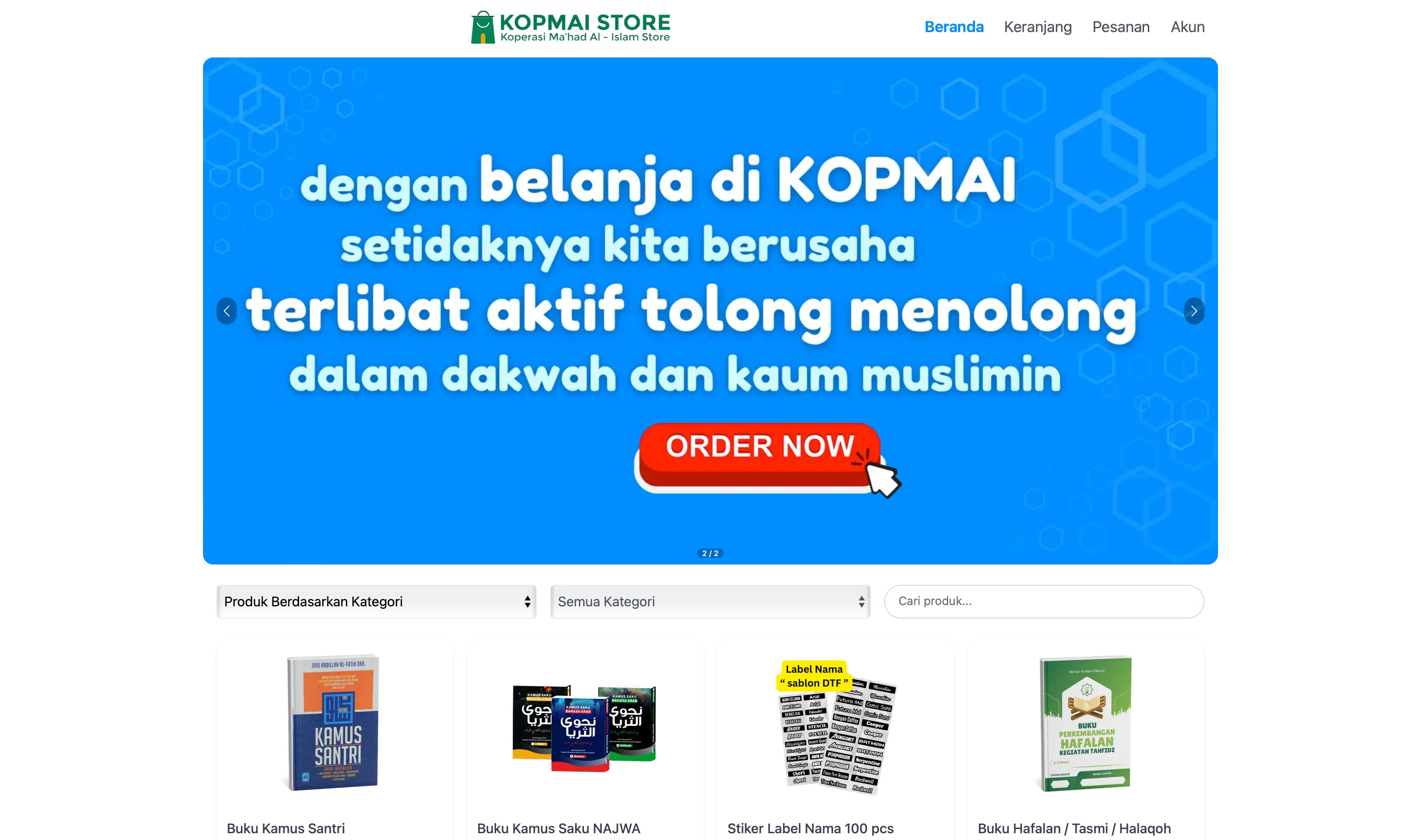 Tampilan KOPMAI