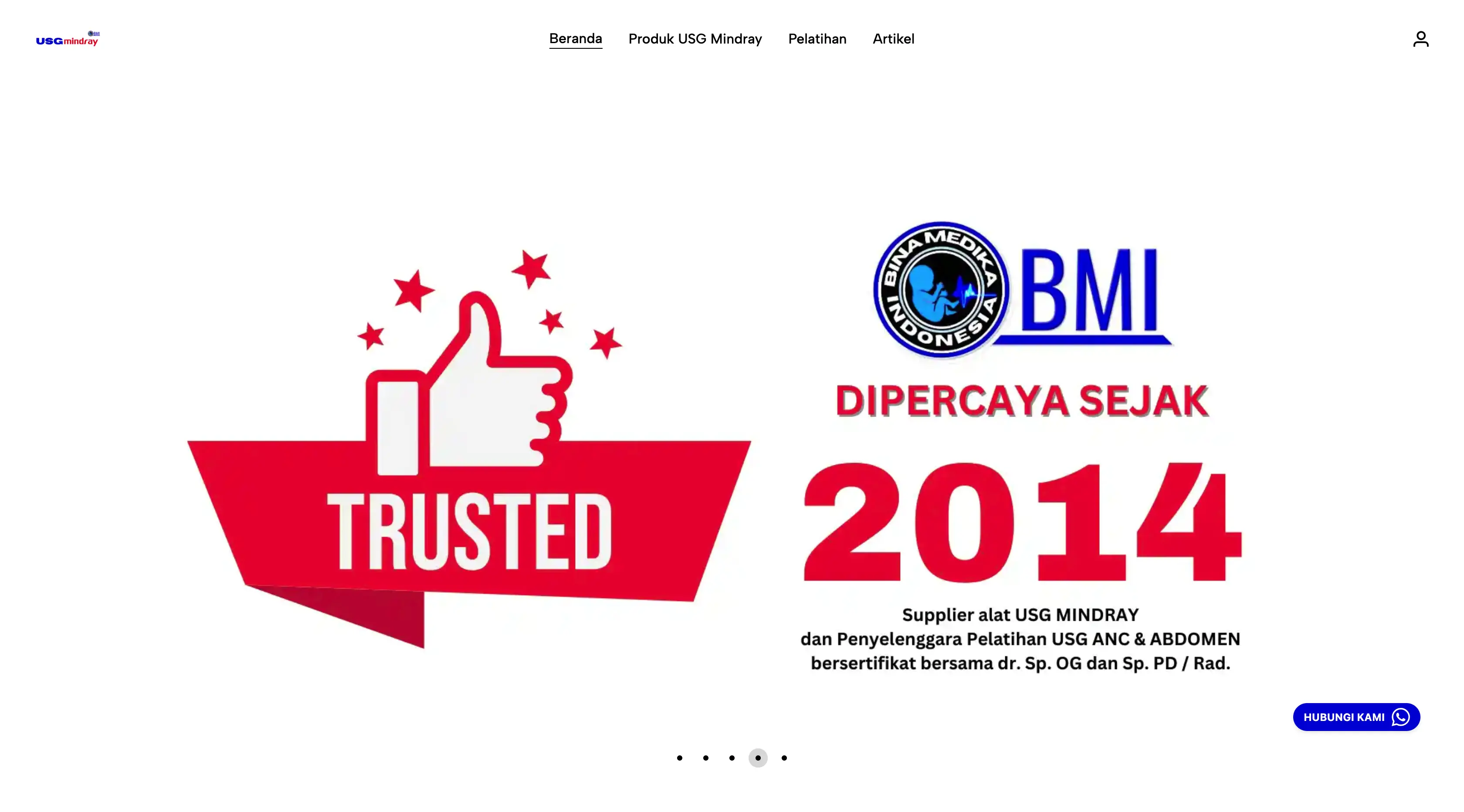 Tampilan USG Mindray